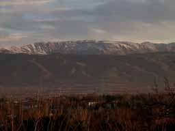 Dushanbe cernée par les monatgnes